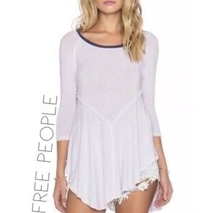 Intimately Free People | White Tunic Top